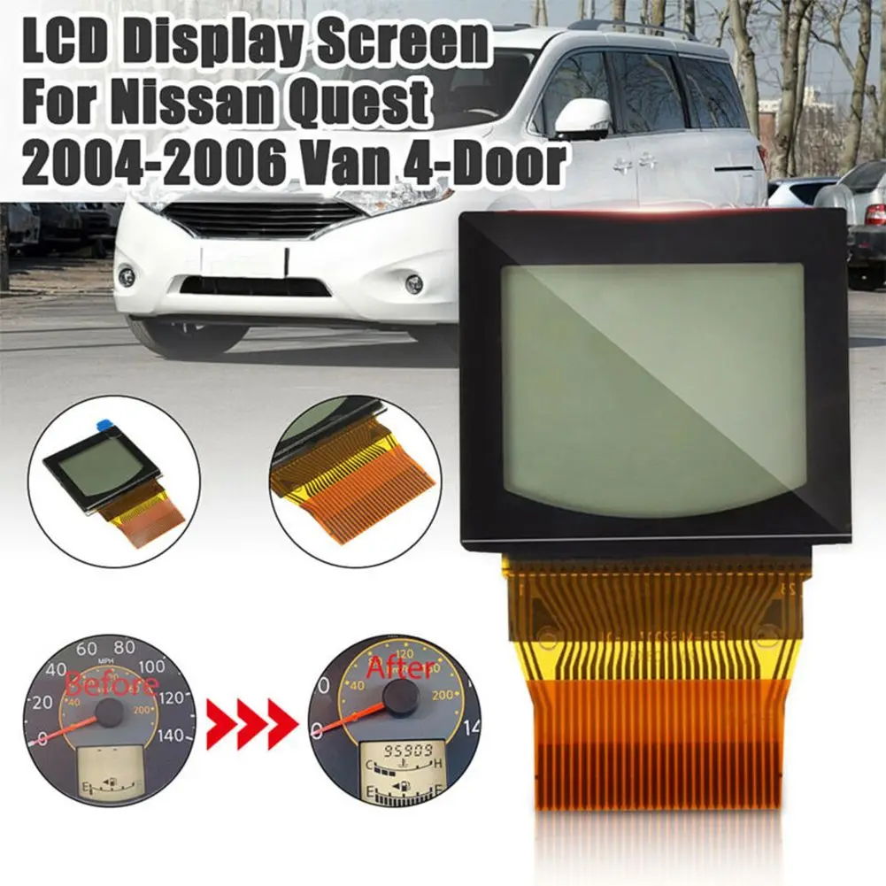 New For Nissan Quest LCD Screen Display Speedometer Instrument Cluster 04-06 Screen Display Replacement
New For Nissan Quest LCD Screen Display Speedometer Instrument Cluster 04-06 Screen Display Replacement
