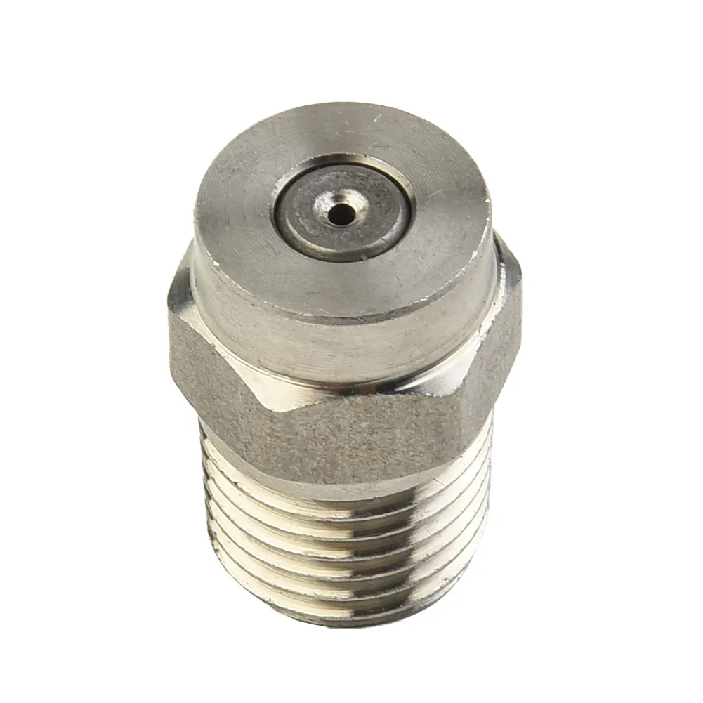 Thread Spray Nozzle 1/4\" Male NPT Undercarriage Brush Floor Scrub Brush Silver Spiral Nozzle Pressure Washer Universal
Thread Spray Nozzle 1/4\" Male NPT Undercarriage Brush Floor Scrub Brush Silver Spiral Nozzle Pressure Washer Universal