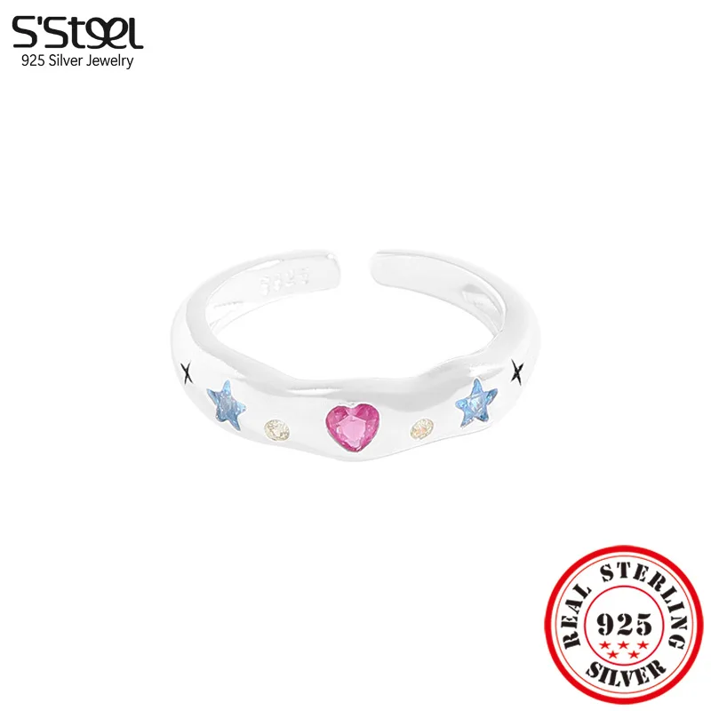S'STEEL sterling silver 925 Blue Zircon rings for womens luxury brand ring personalized trending products 2023 vintage jewelry
S'STEEL sterling silver 925 Blue Zircon rings for womens luxury brand ring personalized trending products 2023 vintage jewelry