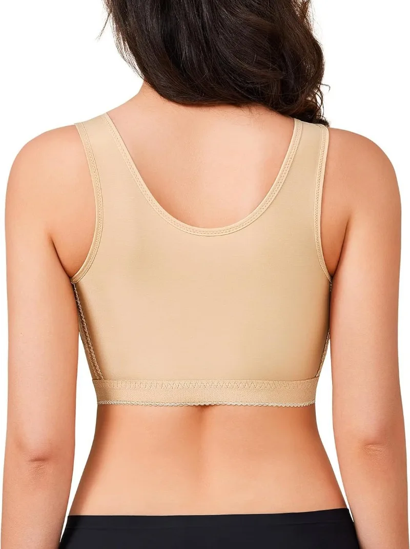 Women Front Button Post-Surgery Shaping Bra Shockproof Gathering Anti-sagging Underwear Compression Bra with Breast Support Band Women Front Button Post-Surgery Shaping Bra Shockproof Gathering Anti-sagging Underwear Compression Bra with Breast Support Band