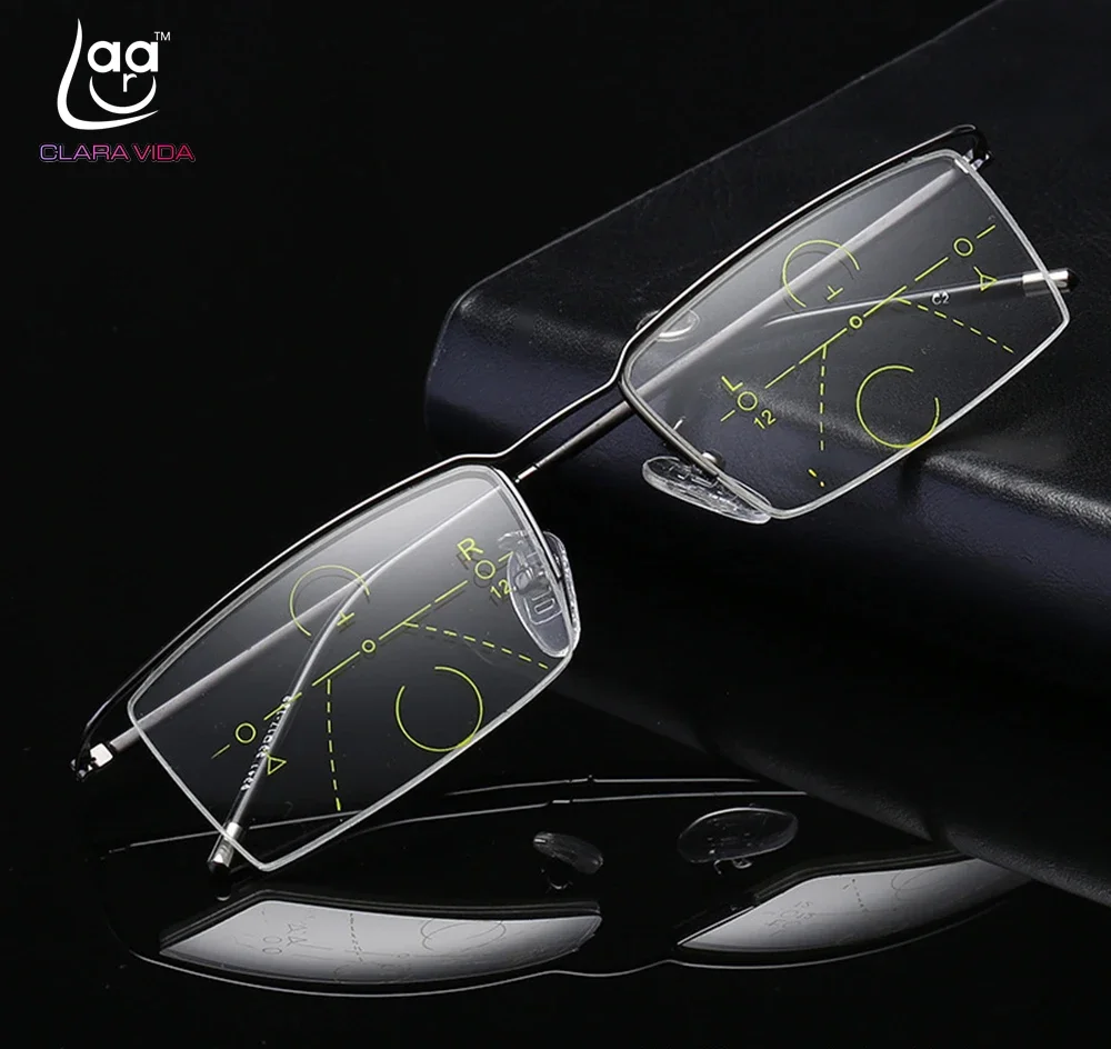 2019 Clara Vida = Alloy Business men For Intelligence Progressive Multifocal Commercial Reading Glasses Bifocal +1 +1.5 To +4
2019 Clara Vida = Alloy Business men For Intelligence Progressive Multifocal Commercial Reading Glasses Bifocal +1 +1.5 To +4