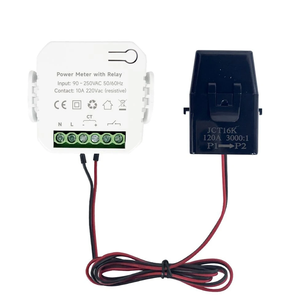 Tuya Smart Life Energy Meter Real time Data Power Tracking Bidirectional Measurement Overcurrent Protection 80/120A Clamp
Tuya Smart Life Energy Meter Real time Data Power Tracking Bidirectional Measurement Overcurrent Protection 80/120A Clamp