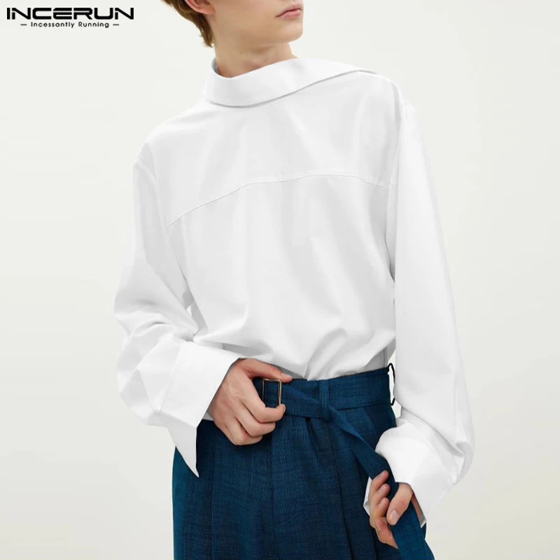 2023 Men Casual Shirts Solid Color Stand Collar Loose Long Sleeve Men Clothing Streetwear Fashion Leisure Camisas S-5XL INCERUN
2023 Men Casual Shirts Solid Color Stand Collar Loose Long Sleeve Men Clothing Streetwear Fashion Leisure Camisas S-5XL INCERUN