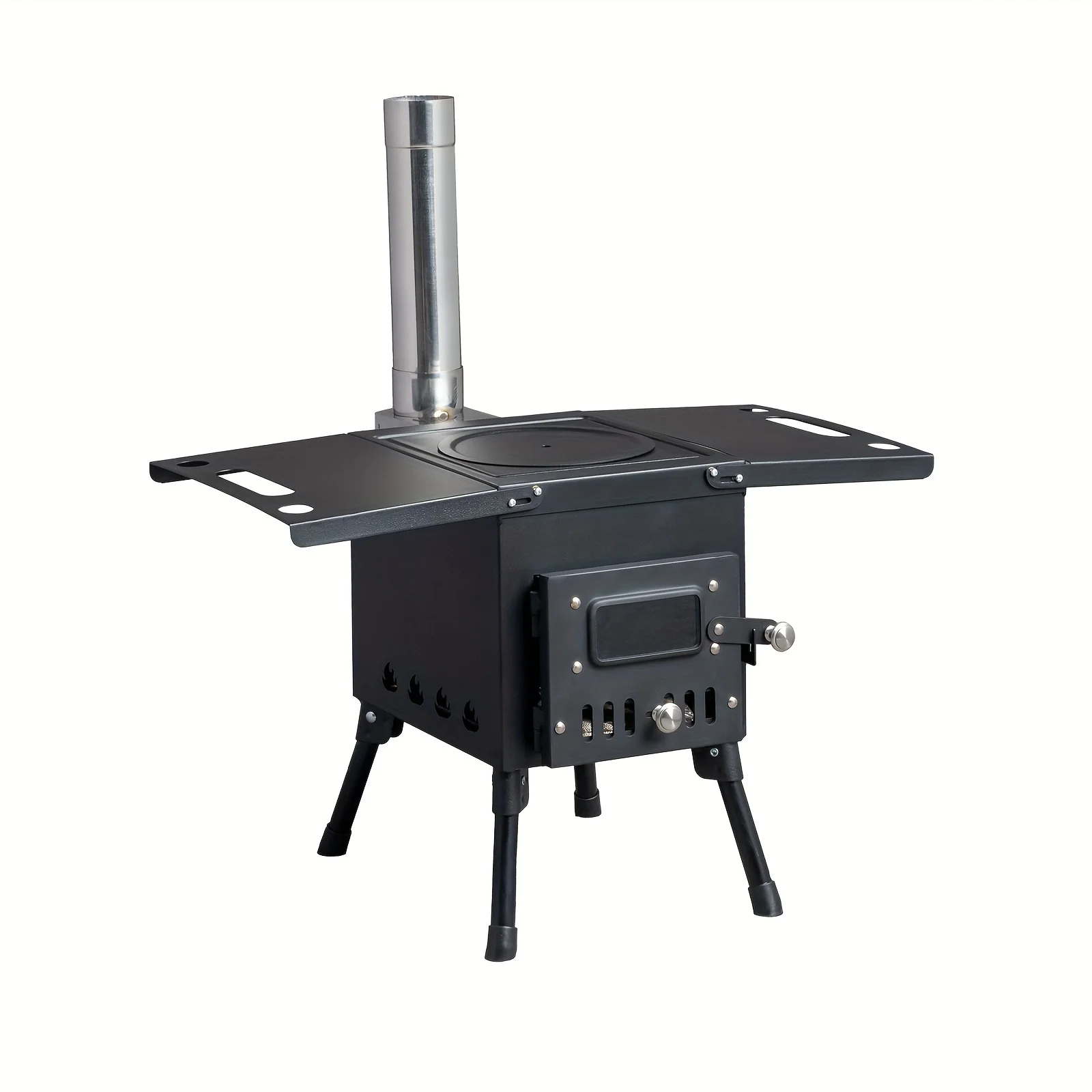 Camping Wood Stove, Outdoor Portable Tent Wood Burning Stove With Stainless Chimney Pipes, Tent Stove Jack & Gloves For Outdoor
Camping Wood Stove, Outdoor Portable Tent Wood Burning Stove With Stainless Chimney Pipes, Tent Stove Jack & Gloves For Outdoor