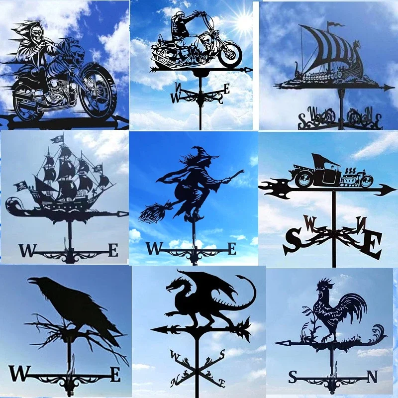 Metal Weathervane,Sea Rover Wind Direction Indicator Garden Decoration Outdoor Roof Decoration Gardening patio decoration
Metal Weathervane,Sea Rover Wind Direction Indicator Garden Decoration Outdoor Roof Decoration Gardening patio decoration