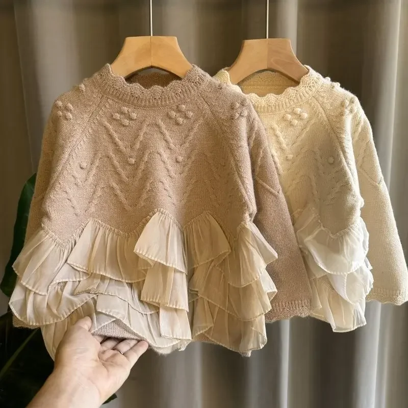 Lace Style Baby Thick Knit Sweater Girls Pullover Sweater Childrens Childrens Clothing Girls Childrens Clothing Top Kids Sweater
Lace Style Baby Thick Knit Sweater Girls Pullover Sweater Childrens Childrens Clothing Girls Childrens Clothing Top Kids Sweater