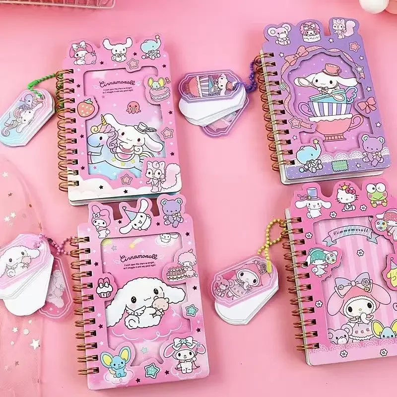 New Sanrio Notebook Kawaii Mymelody Cinnamorroll Student Cartoon 100 Page Color Coil Book Cute Children's Stationery Gift
New Sanrio Notebook Kawaii Mymelody Cinnamorroll Student Cartoon 100 Page Color Coil Book Cute Children's Stationery Gift