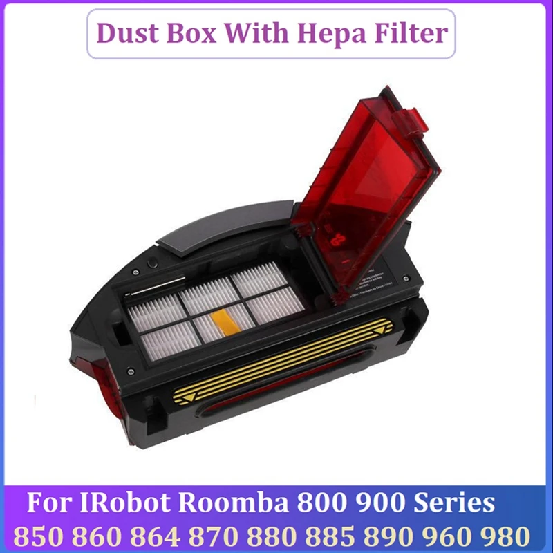 Пылесборник с Hepa-фильтром для Irobot Roomba 800, 900, 850, 860, 864, 870, 880, 885, 890, 960, 980, запчасти для робота-пылесоса
Пылесборник с Hepa-фильтром для Irobot Roomba 800, 900, 850, 860, 864, 870, 880, 885, 890, 960, 980, запчасти для робота-пылесоса