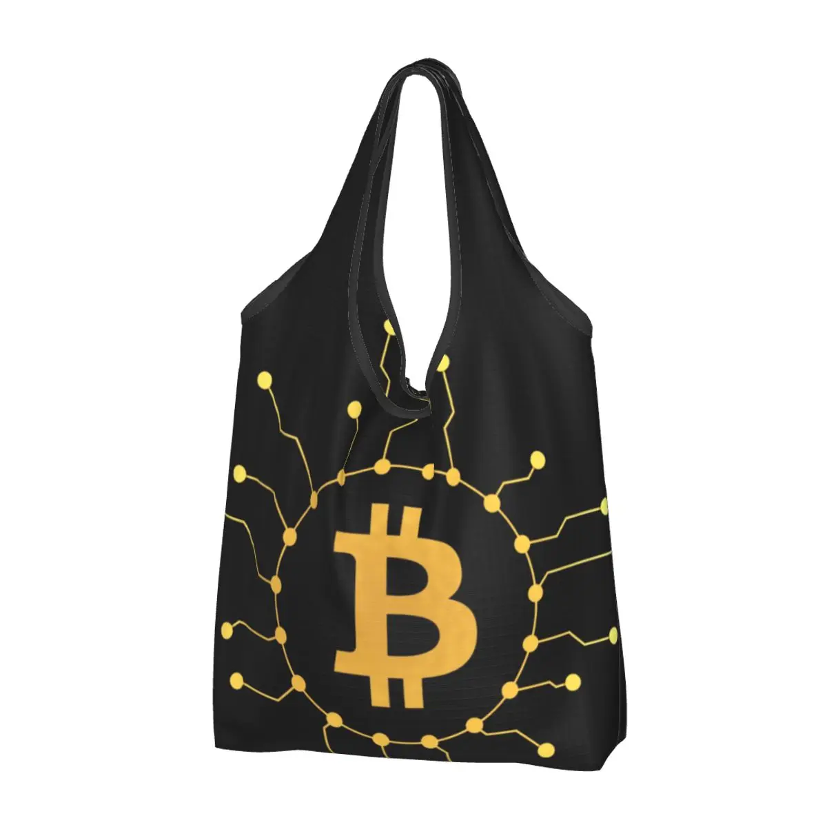Reusable BTC Logo Shopping Bag Women Tote Bag Portable Bitcoin Digital Currency Groceries Shopper Bags
Reusable BTC Logo Shopping Bag Women Tote Bag Portable Bitcoin Digital Currency Groceries Shopper Bags
