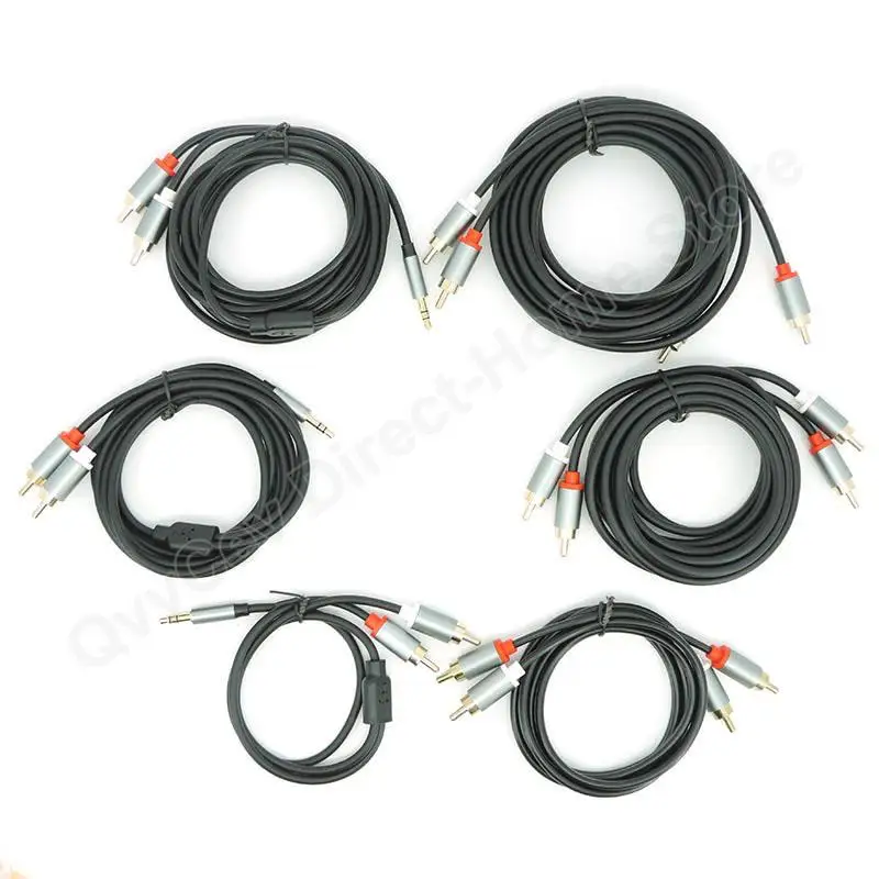 RCA Audio Cable 3.5mm Jack Male 2RCV to 2RCA Male Double Lotus AUX RCA Jack Y Splitter For Amplifier Audio Home Wire
RCA Audio Cable 3.5mm Jack Male 2RCV to 2RCA Male Double Lotus AUX RCA Jack Y Splitter For Amplifier Audio Home Wire