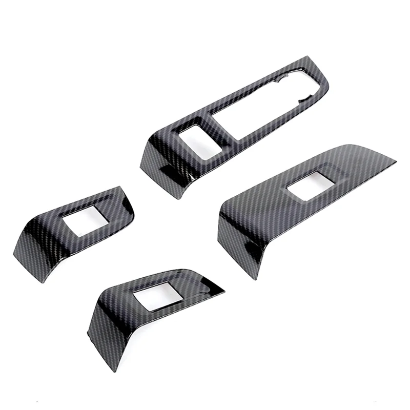 

Car Window Lift Switch Panel Cover Trim for Chevy Suburban 2020-2023 Tahoe GMC Yukon 2021-2023 - ABS Carbon Fiber