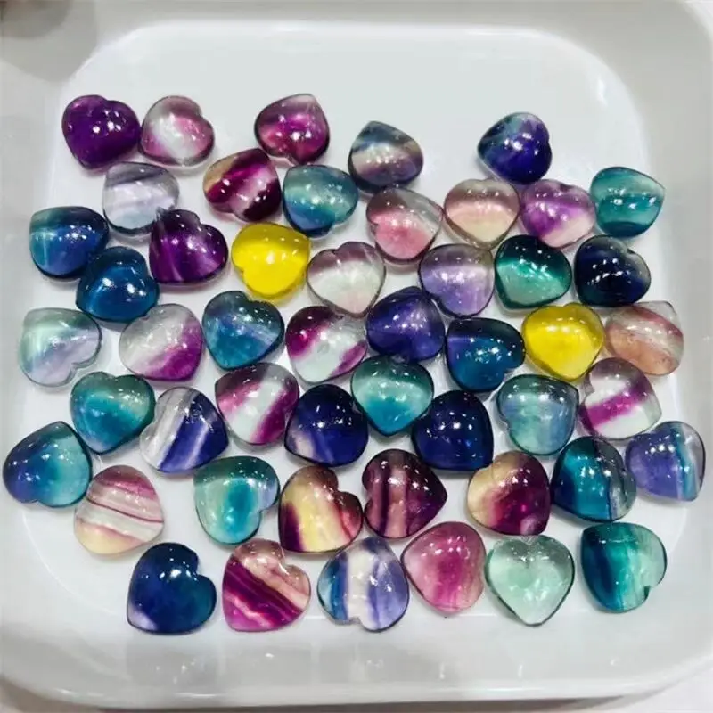 10PCS Natural Fluorite Heart Pendant Fashion Jewelry Holiday Gift Women Crystal Healing Energy Stone Gift 15.7mm
10PCS Natural Fluorite Heart Pendant Fashion Jewelry Holiday Gift Women Crystal Healing Energy Stone Gift 15.7mm