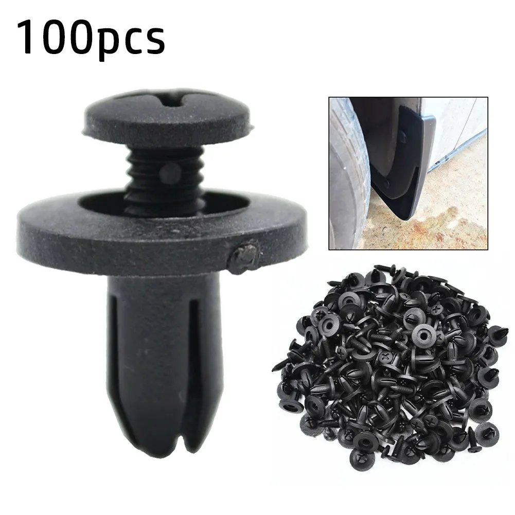100x Car Pack Universal Car Truck Bumper Fender Rivet Fastener Clips 6mm Hole Black Interior Accessories Auto Fastener Plastic
100x Car Pack Universal Car Truck Bumper Fender Rivet Fastener Clips 6mm Hole Black Interior Accessories Auto Fastener Plastic
