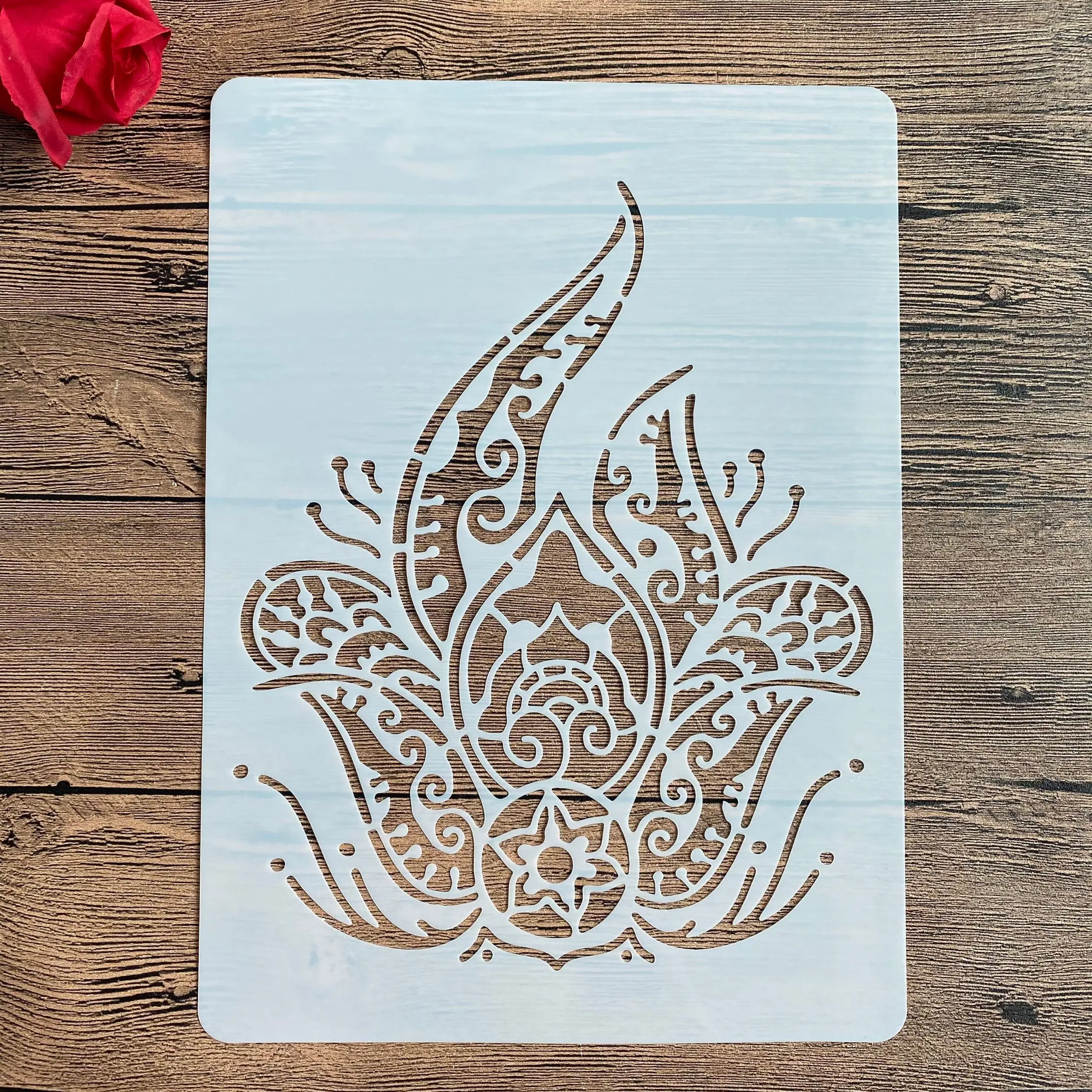 A4 29 *21cm DIY Stencils wall Painting Scrapbook Coloring Embossing Album Decorative Paper Card Template wall mandala cake
A4 29 *21cm DIY Stencils wall Painting Scrapbook Coloring Embossing Album Decorative Paper Card Template wall mandala cake