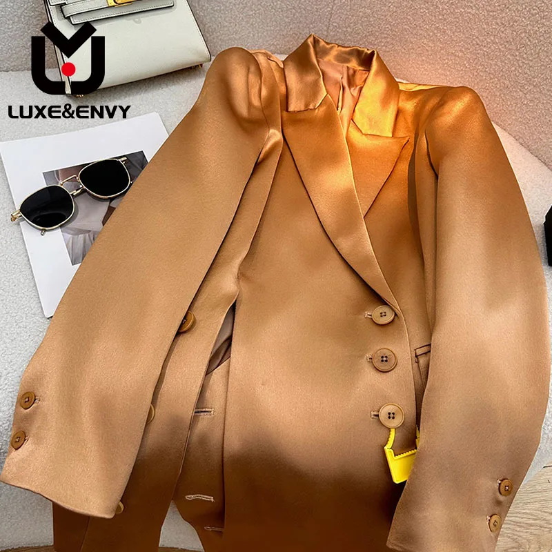 LUXE&ENVY High End Celebrity Temperament Suit Outerwear New Design Sense For The Niche Versatile And Casual 2023 Autumn
LUXE&ENVY High End Celebrity Temperament Suit Outerwear New Design Sense For The Niche Versatile And Casual 2023 Autumn