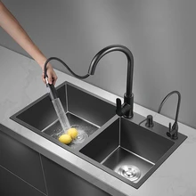 Undermount Kitchen Sink Stainless Steel Tidy Washing Sink Bathroom Soap Dispensor Stretch Faucet Cuisine Kitchen Accessories
Undermount Kitchen Sink Stainless Steel Tidy Washing Sink Bathroom Soap Dispensor Stretch Faucet Cuisine Kitchen Accessories