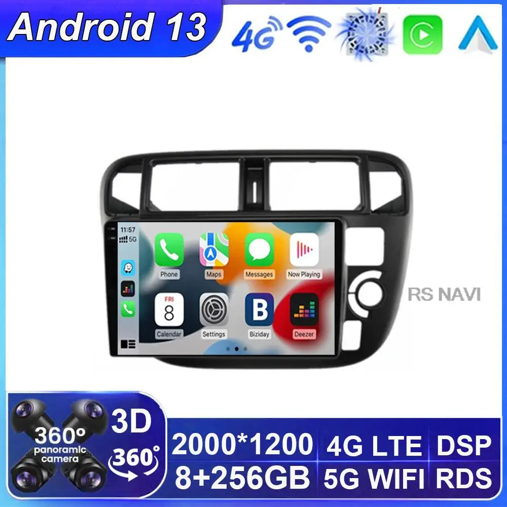 Автомобильный мультимедийный плеер Rodio, Android 13, для HONDA CIVIC EK3EK4EK9 1995-1999 Carplay, WIFI + 4G GPS BT
Автомобильный мультимедийный плеер Rodio, Android 13, для HONDA CIVIC EK3EK4EK9 1995-1999 Carplay, WIFI + 4G GPS BT
