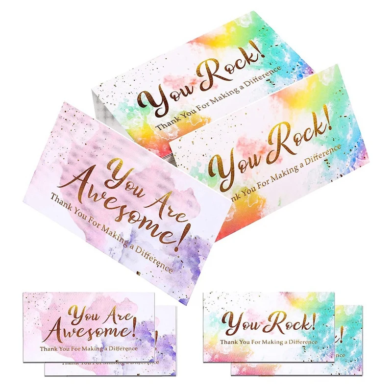 200PCS You Are Awesome Cards Colorful Thank You Thank You Note Card Greeting Card For Making A Difference Card
200PCS You Are Awesome Cards Colorful Thank You Thank You Note Card Greeting Card For Making A Difference Card