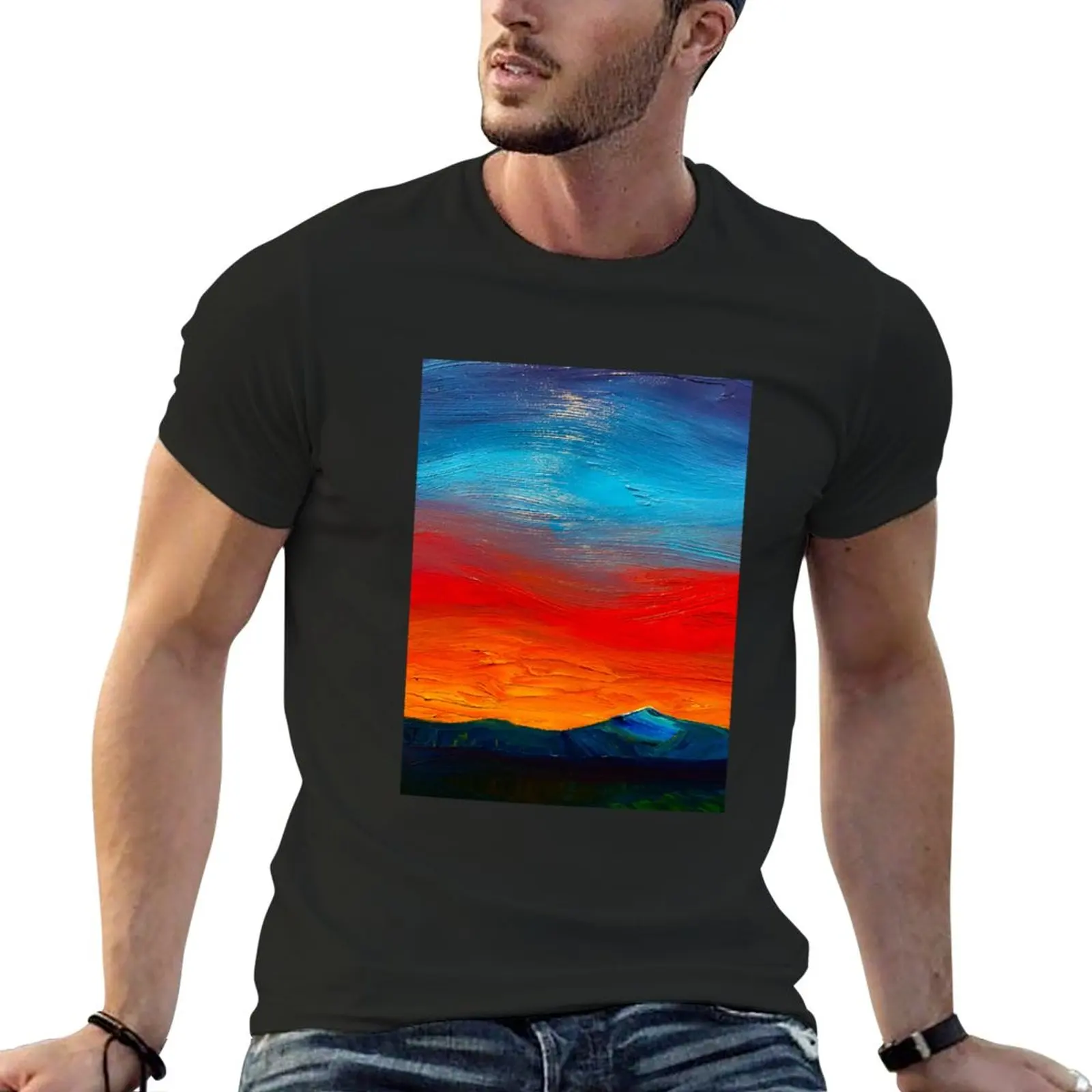 Mountain Sunset T-Shirt t shirt man Blouse vintage clothes sweat shirt mens graphic t-shirts
Mountain Sunset T-Shirt t shirt man Blouse vintage clothes sweat shirt mens graphic t-shirts