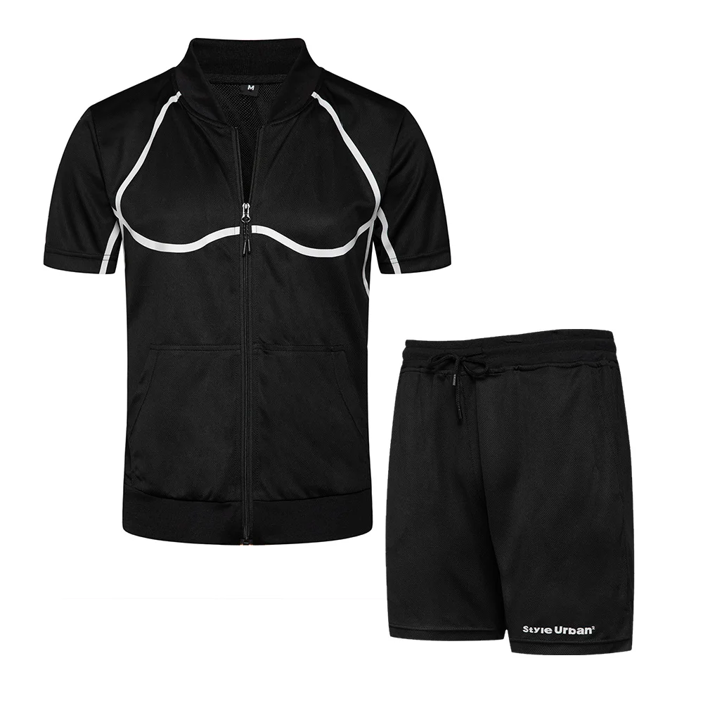 Sets Brand Men's 2 Pieces Sportswear Men Sweatshirt Tshirt Tops + Pants Zipper T Shirts Suit Casual Male Clothes EU SIze Black
Sets Brand Men's 2 Pieces Sportswear Men Sweatshirt Tshirt Tops + Pants Zipper T Shirts Suit Casual Male Clothes EU SIze Black