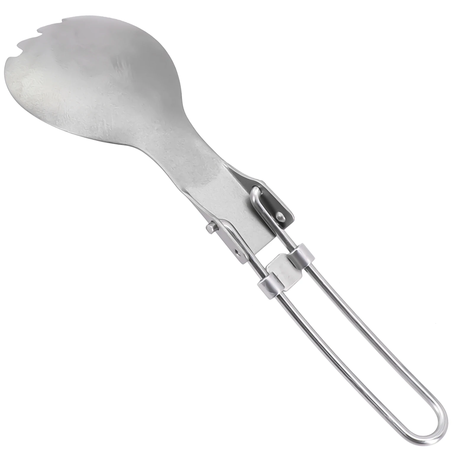 Titanium Spork Spoon With Folding Handle Dinnerware Camping Tableware Cutlery Spork Spoon Tableware Thick: 1mm Tiartisan Cutter
Titanium Spork Spoon With Folding Handle Dinnerware Camping Tableware Cutlery Spork Spoon Tableware Thick: 1mm Tiartisan Cutter