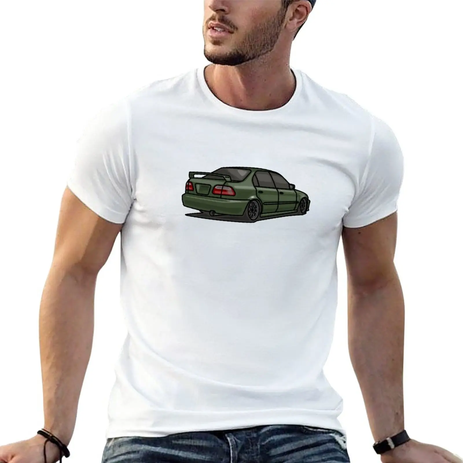 

Новая зеленая Военная футболка Ferio Toon, быстросохнущая рубашка для мальчиков, рубашка с животным принтом, корейская мода, Мужские Простые футболки