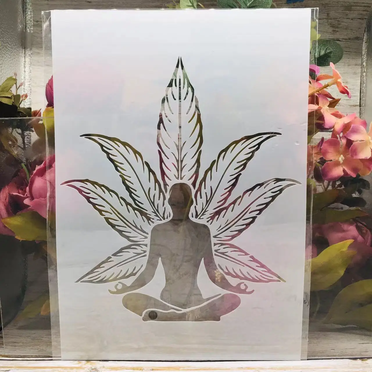 A4 29*21cm Yoga Lotus Buddhism DIY Layering Stencils Wall Painting Scrapbook Coloring Embossing Album Decorative Template
A4 29*21cm Yoga Lotus Buddhism DIY Layering Stencils Wall Painting Scrapbook Coloring Embossing Album Decorative Template