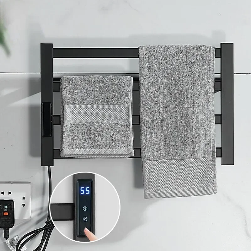 Black/White Electric Towel Rack Digital Display, Electric Towel Rack Thermostatic, Bathroom Towel Rack 58CM*30CM
Black/White Electric Towel Rack Digital Display, Electric Towel Rack Thermostatic, Bathroom Towel Rack 58CM*30CM