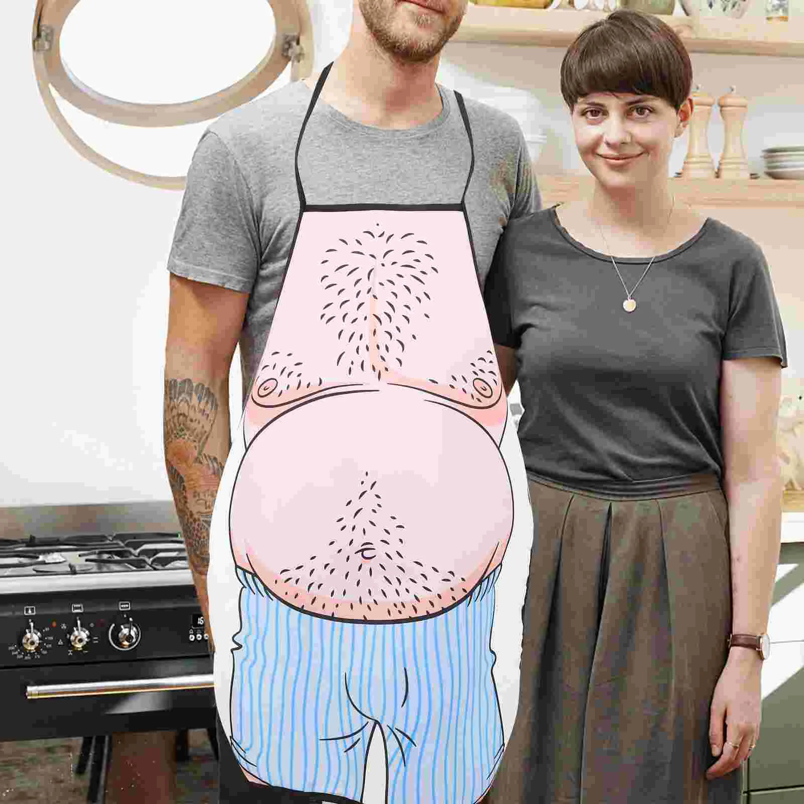 Novelty Cooking Kitchen Apron Wacky Belly Man Printed Apron Cooking Grilling BBQ Uncle Belly 3D Creative Funny Apron
Novelty Cooking Kitchen Apron Wacky Belly Man Printed Apron Cooking Grilling BBQ Uncle Belly 3D Creative Funny Apron