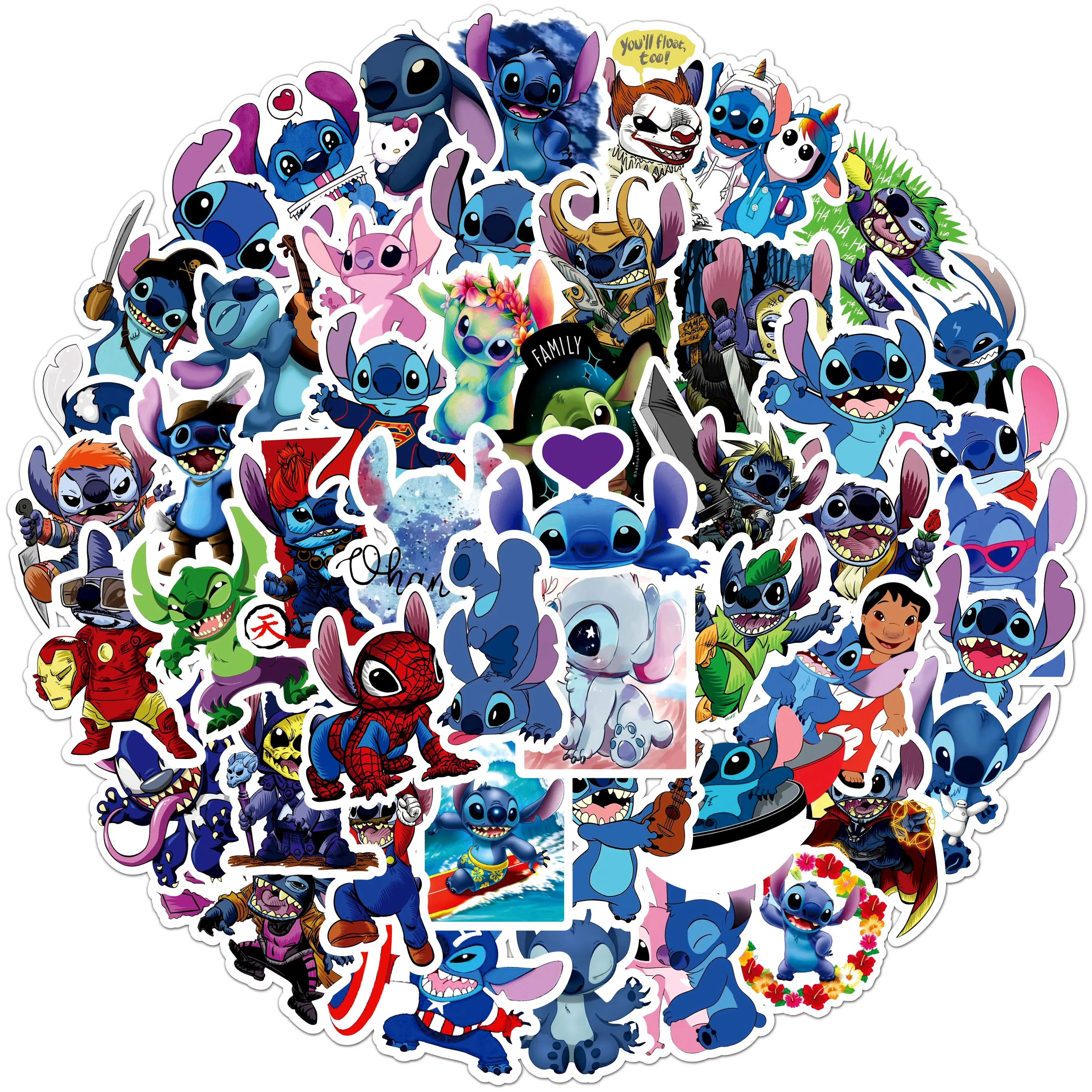 10/30/50Pcs Disney Lilo Stitch Cartoon Stickers for Kids Toys Diary Laptop Scrapbook Skateboard Car Stationery Graffiti Sticker
10/30/50Pcs Disney Lilo Stitch Cartoon Stickers for Kids Toys Diary Laptop Scrapbook Skateboard Car Stationery Graffiti Sticker