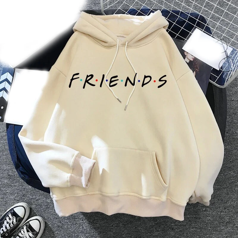 

New Friends TV Show Men's Hoodie Men's and Women's Fashion Simple Long sleeved Pullover Street Trend Hip Hop Large Sweatshirt