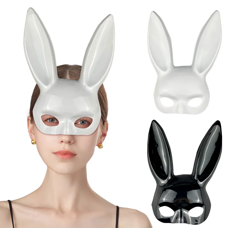 1PC Nightclub Plastic Cosplay Mask Rabbit Ear Mask Halloween Bunny Mask Decoration Bar Party Women
1PC Nightclub Plastic Cosplay Mask Rabbit Ear Mask Halloween Bunny Mask Decoration Bar Party Women