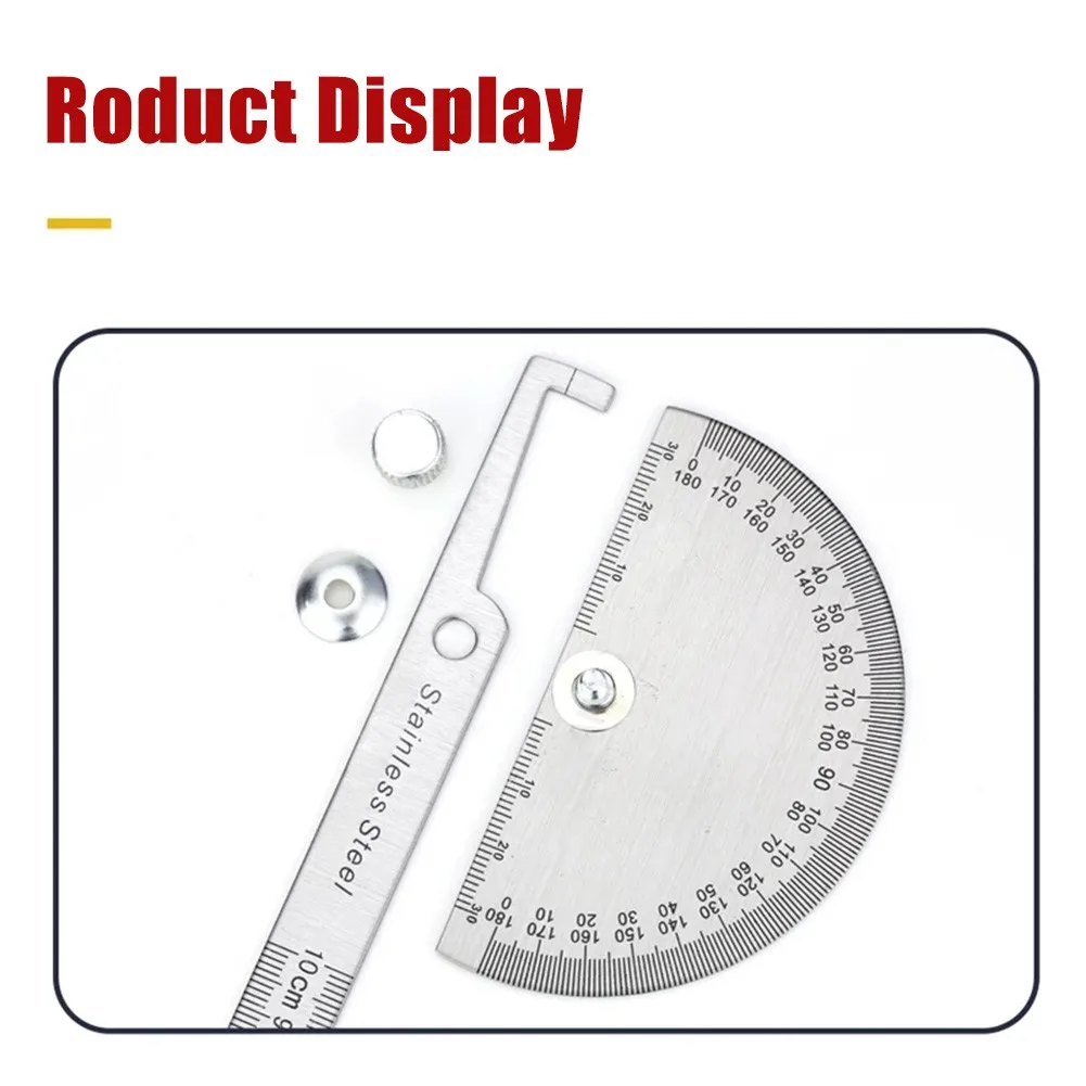 Machinist Ruler Protractors High Quality Stainless Steel Protractor Rotary Angle Finder & Versatile Machinist Ruler
Machinist Ruler Protractors High Quality Stainless Steel Protractor Rotary Angle Finder & Versatile Machinist Ruler