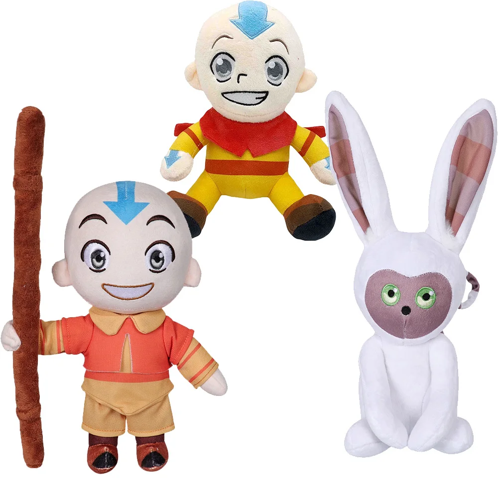 

Aang Cosplay Plush 18CM Cute Kawaii Stuff Xmas Birthday Gifts Cartoon Avatar Last Cosplay Airbender Props Halloween Gifts