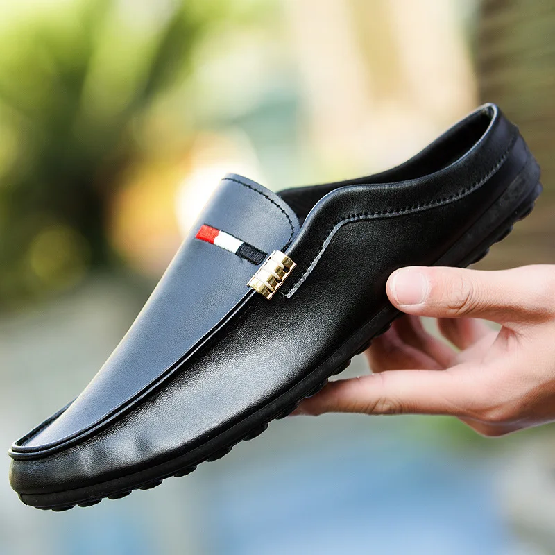 Baotou Half Slipper Mens Flat Casual Shoes for Men Lightweight Slip-on Flat Slippers Trendy Summer Beach Shoes Tenis Para Hombre
Baotou Half Slipper Mens Flat Casual Shoes for Men Lightweight Slip-on Flat Slippers Trendy Summer Beach Shoes Tenis Para Hombre