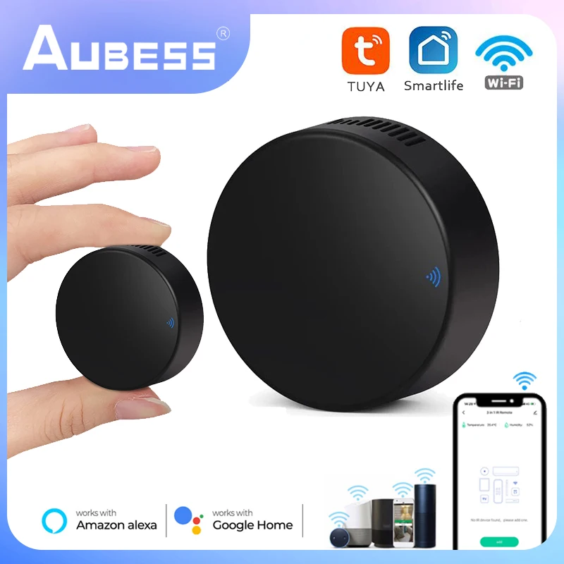 Smart Wifi IR Universal Remote Control With Tuya And Smart Life Home Remote For Air Conditioner TV DVD Alexa Google Smart Home
Smart Wifi IR Universal Remote Control With Tuya And Smart Life Home Remote For Air Conditioner TV DVD Alexa Google Smart Home