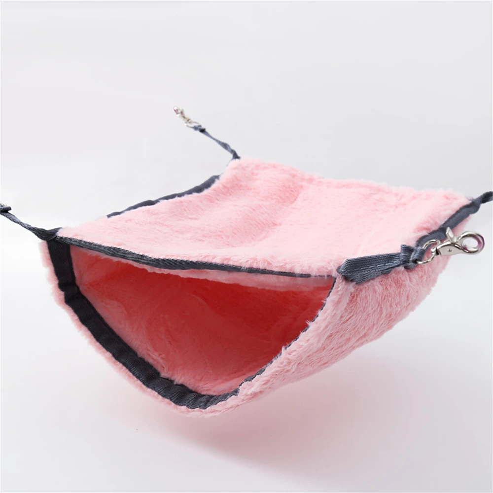 Plush Hamster Hammock Solid Color Winter Small Pet Sleeping Bag Soft Warm Ferret Nest Squirrel Sugar Glider Hanging Cage House
Plush Hamster Hammock Solid Color Winter Small Pet Sleeping Bag Soft Warm Ferret Nest Squirrel Sugar Glider Hanging Cage House