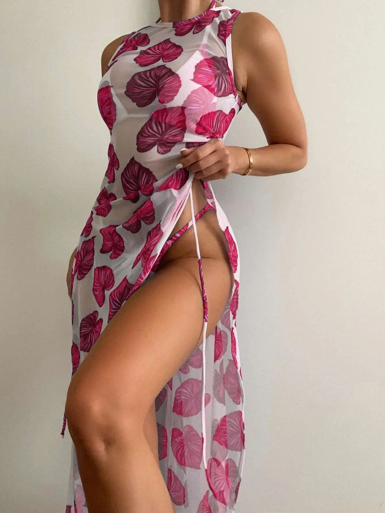 3pack Random Tropical Halter Bikini Swimsuit Women Cover Up Swimwear Summer Beach Bathing Suit Bikini Set
3pack Random Tropical Halter Bikini Swimsuit Women Cover Up Swimwear Summer Beach Bathing Suit Bikini Set