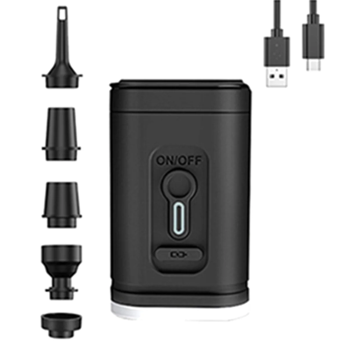 Электрический воздушный насос с подсветкой, беспроводной компрессор с USB-зарядкой, насос с дефлятором для отдыха на открытом воздухе, походов
Электрический воздушный насос с подсветкой, беспроводной компрессор с USB-зарядкой, насос с дефлятором для отдыха на открытом воздухе, походов