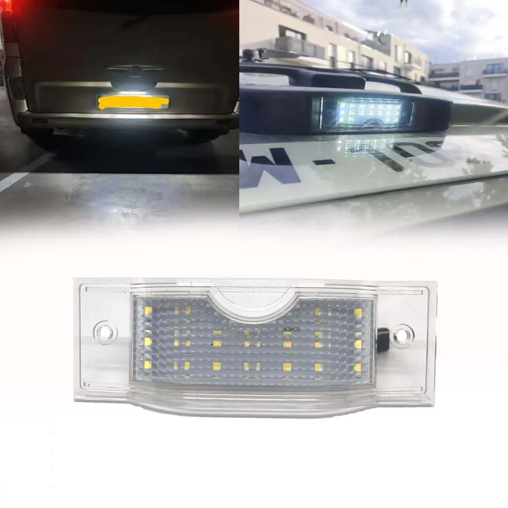 

For Vauxhall Opel Vivaro A B 01-14 Renault Trafic 2 II III For Nissan NV300 PRIMASTER For Fiat Talento Led License Plate Light