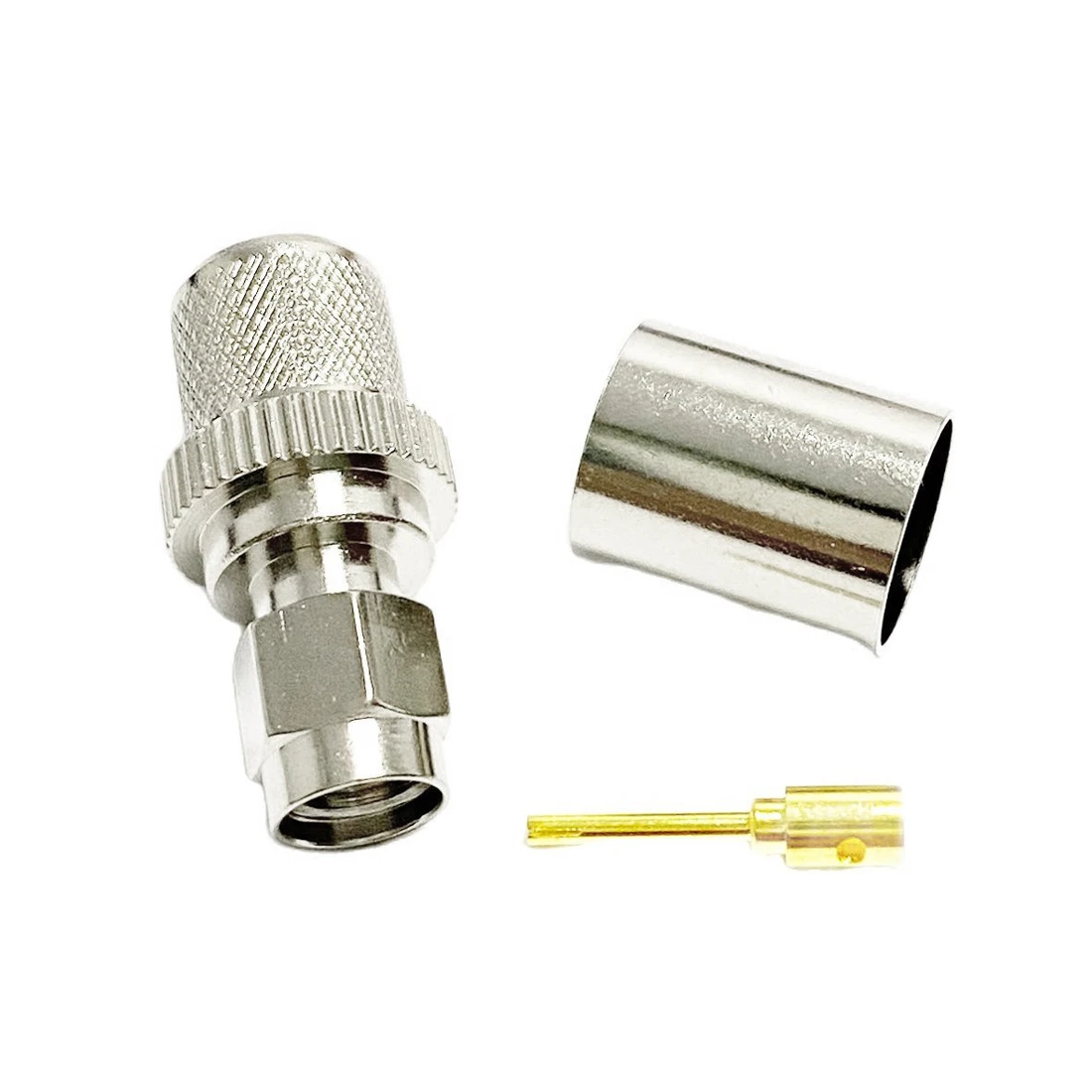 1pc RP-SMA Male Plug Coax Connector Crimp RG8 RG213 LMR400 Straight Nickelplated New Wholesale
1pc RP-SMA Male Plug Coax Connector Crimp RG8 RG213 LMR400 Straight Nickelplated New Wholesale