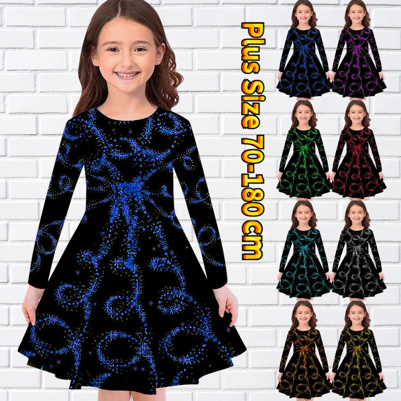 2022 New Autumn Girls Everyday Street Fashion Vintage Prints Knee-length Skirt Little Girls Round Neck Loose Long Sleeve Skirt
2022 New Autumn Girls Everyday Street Fashion Vintage Prints Knee-length Skirt Little Girls Round Neck Loose Long Sleeve Skirt