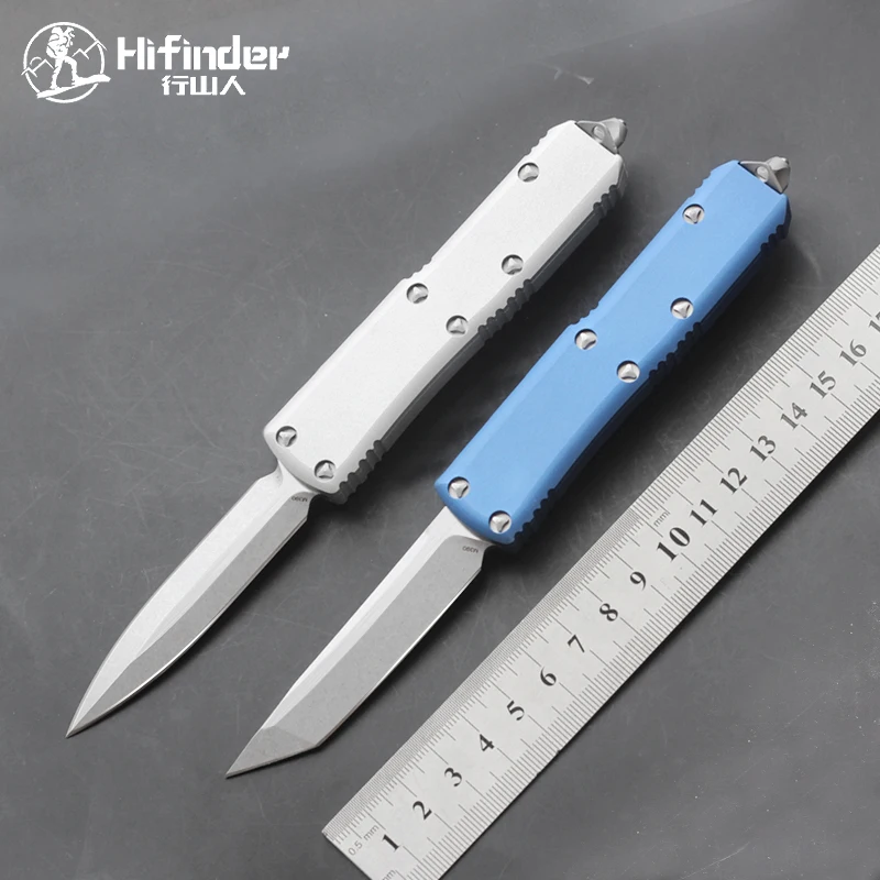 

Hifinder X85 Blade :D2, handle: 6061-t6 Aluminum (CNC) S/E. Outdoor Camping Survival Knife EDC Fishing self-defense utility