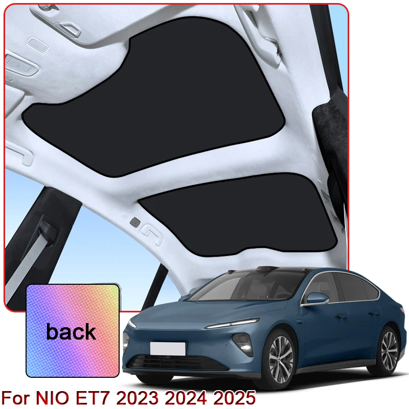 

Красочный ледяной кристалл, автомобильная фотовспышка, подходит для NIO ET7 2023 2024 2025, автомобильный зажим, солнцезащитный козырек, затеняющий чехол, аксессуар