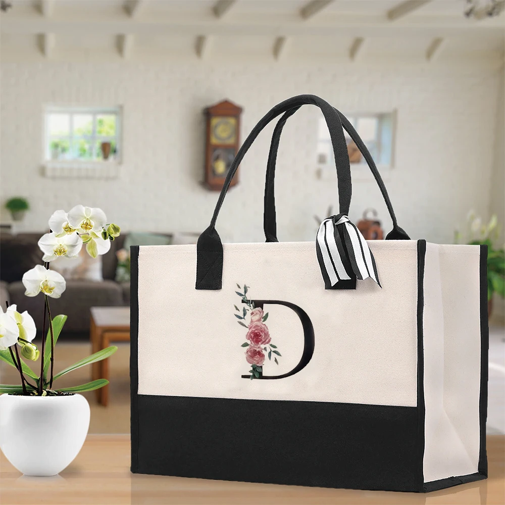 Customized Name Tote Bag, 100% Cotton Canvas, Chic Personalized Date Tote Bag, Beach Bag, Bridesmaid Bag, Graduation Gift
Customized Name Tote Bag, 100% Cotton Canvas, Chic Personalized Date Tote Bag, Beach Bag, Bridesmaid Bag, Graduation Gift