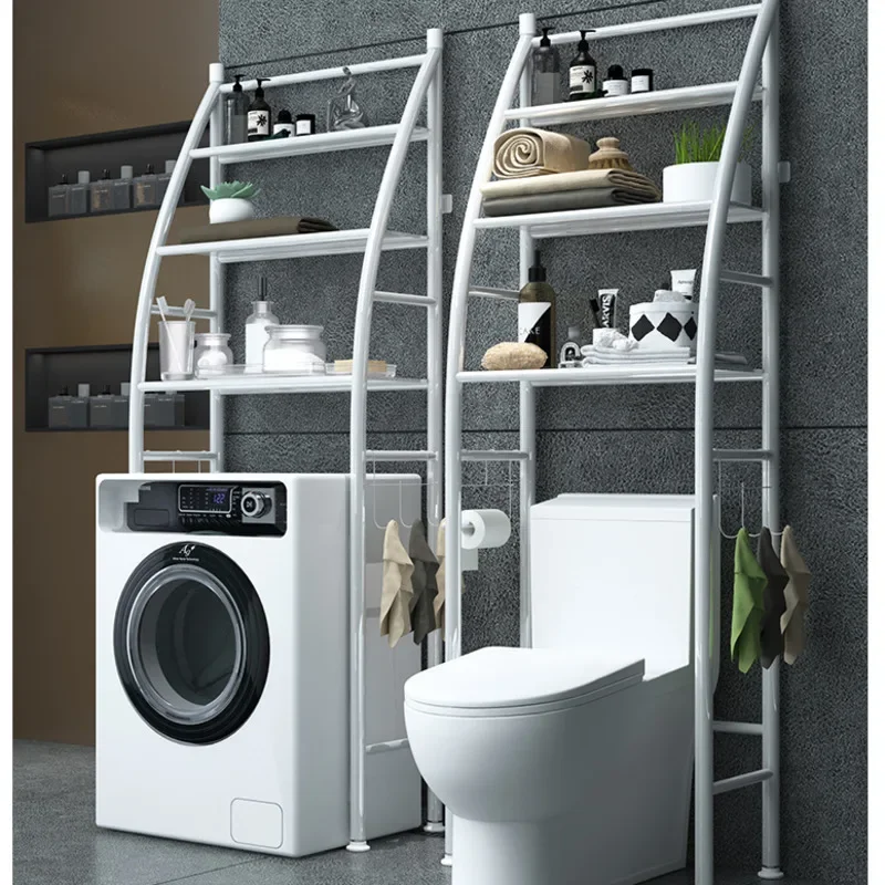 Large Space bathroom storage rack strong load bearing wall hanging floor toilet washing machine Racks
Large Space bathroom storage rack strong load bearing wall hanging floor toilet washing machine Racks