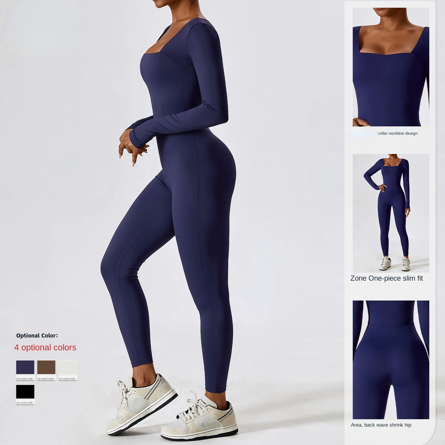 Women's Tracksuit Sportswear Seamless Long Sleeved Yoga Suit Gym Jumpsuit Push Ups Fitness Workout Clothes Bodysuit One Piece
Women's Tracksuit Sportswear Seamless Long Sleeved Yoga Suit Gym Jumpsuit Push Ups Fitness Workout Clothes Bodysuit One Piece