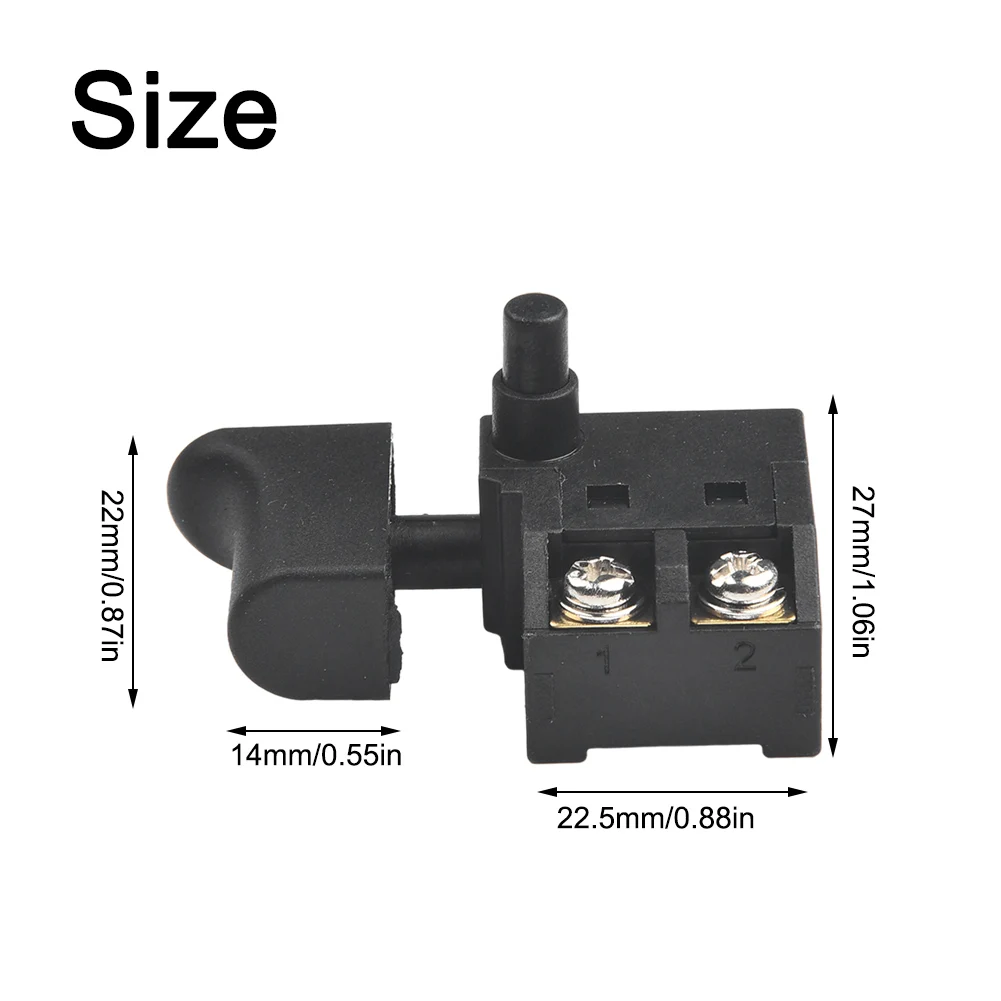 Speed Regulating Switch 250V Trigger Button Switch For Electric Power Controlling Cutting Machine/electric Planer Switches 1PC
Speed Regulating Switch 250V Trigger Button Switch For Electric Power Controlling Cutting Machine/electric Planer Switches 1PC