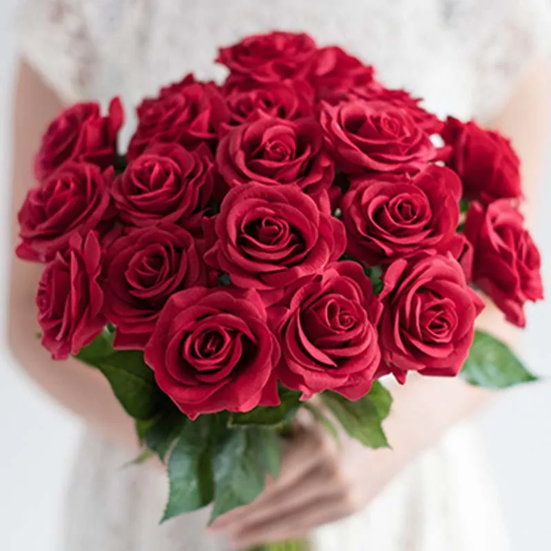 10Pcs Feel Moisturizing Rose Artificial Flowers Real Touch Roses Bridal Bouquet Wedding Home Decor Valentine's Day Gift Floral
10Pcs Feel Moisturizing Rose Artificial Flowers Real Touch Roses Bridal Bouquet Wedding Home Decor Valentine's Day Gift Floral