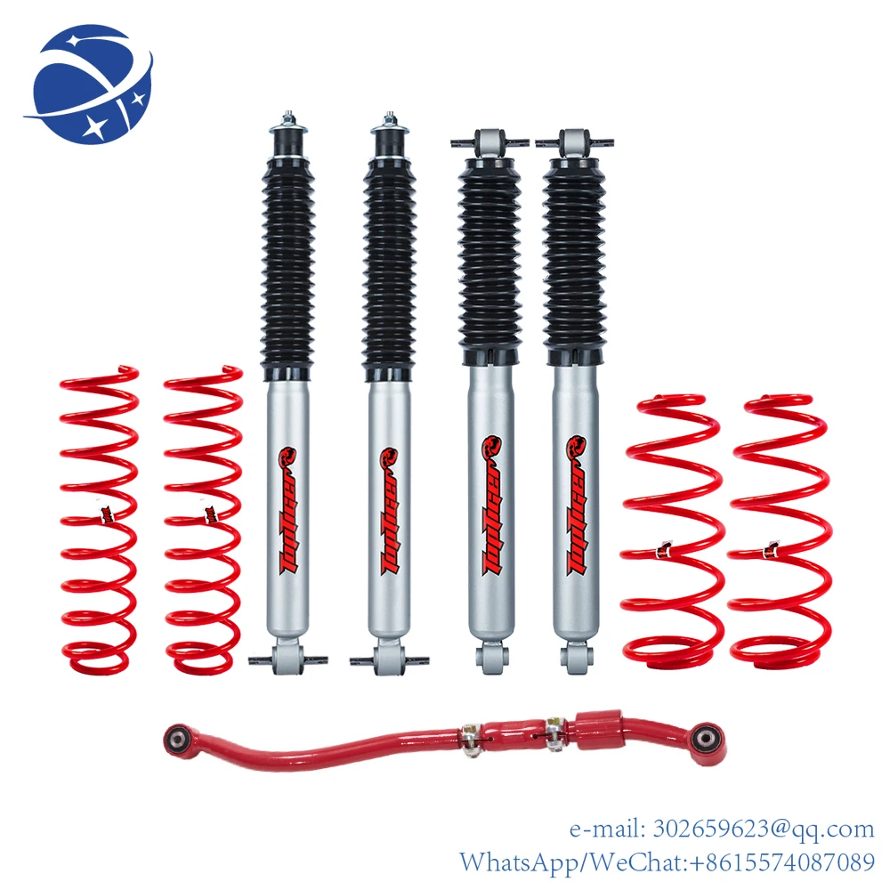 

yyhc For Jeep Grand Cherokee WJ & WG Nitrogen Gas Charged Shock Absorbers Coil Spring 2 Inch Suspension Lift Kit